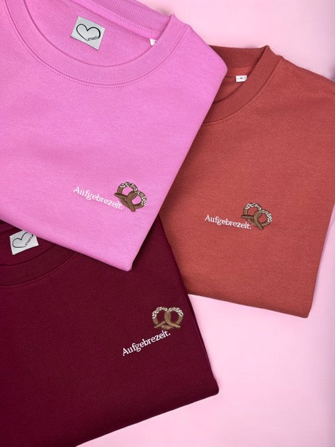 Sweater - Aufgebrezelt. - rusty brown