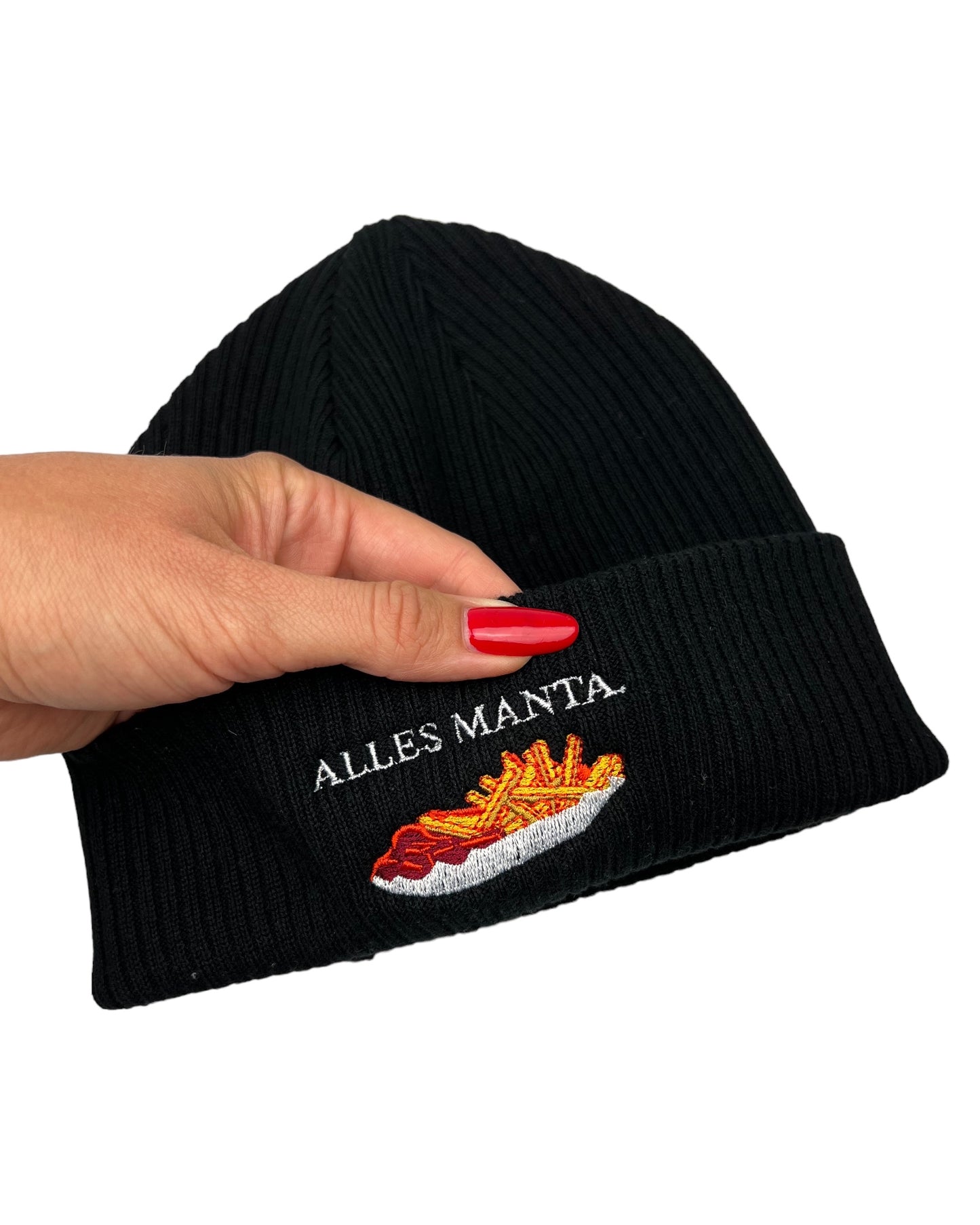 Gerippte Bio-Beanie - Alles Manta.