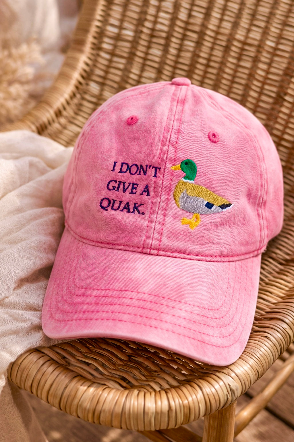 Vintage Cap - Quak - pink explosion