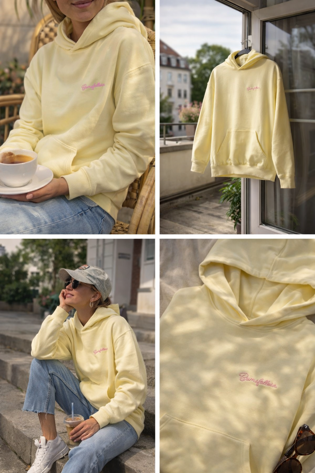 Hoodie - Bumsfallera - Buttergelb