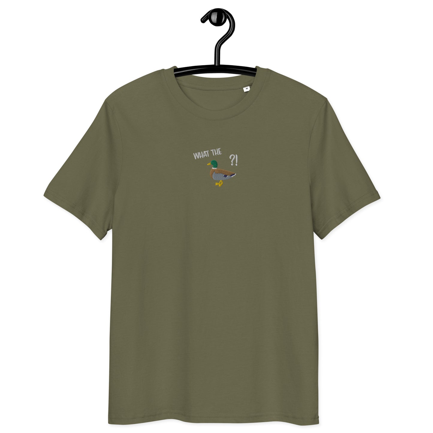 Shirt - WTF - What the duck?! - Ente im Schilf - khaki