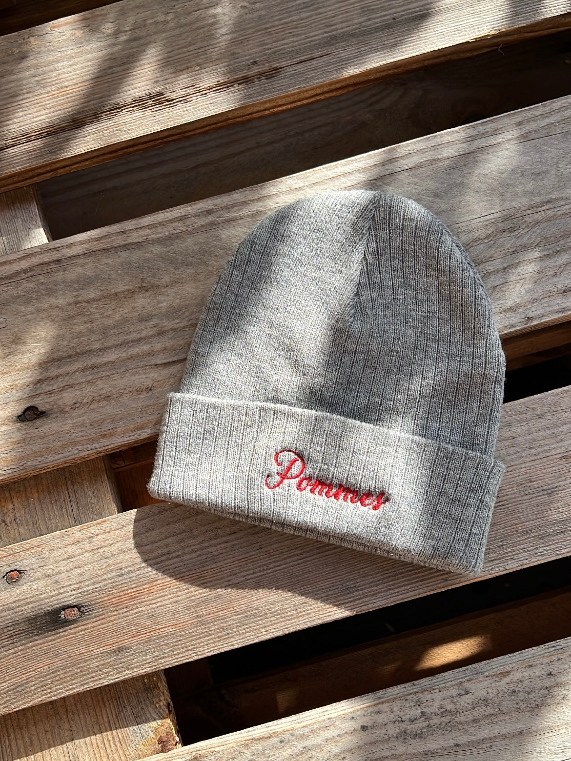 Beanie - Pommes - Beton-Eleganz