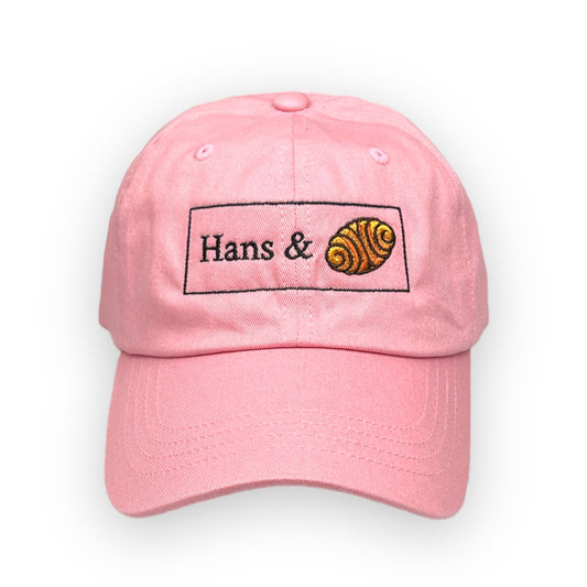 Basecap - Hans und Franzbrötchen - rosa Zuckerguss