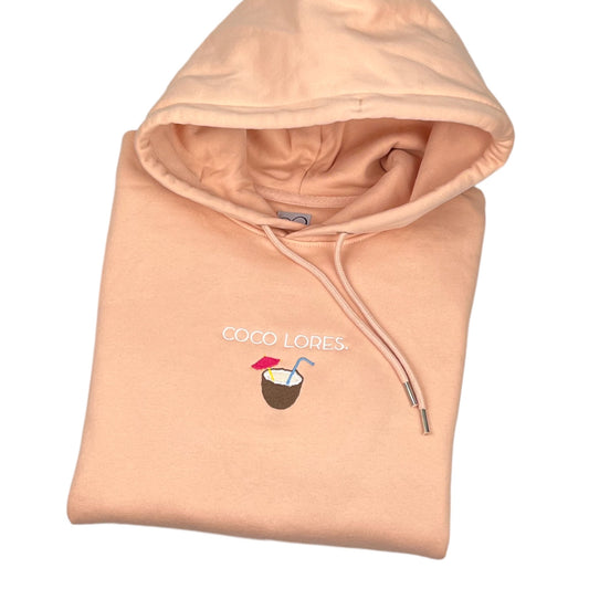 Hoodie - Coco Lores - very peachy