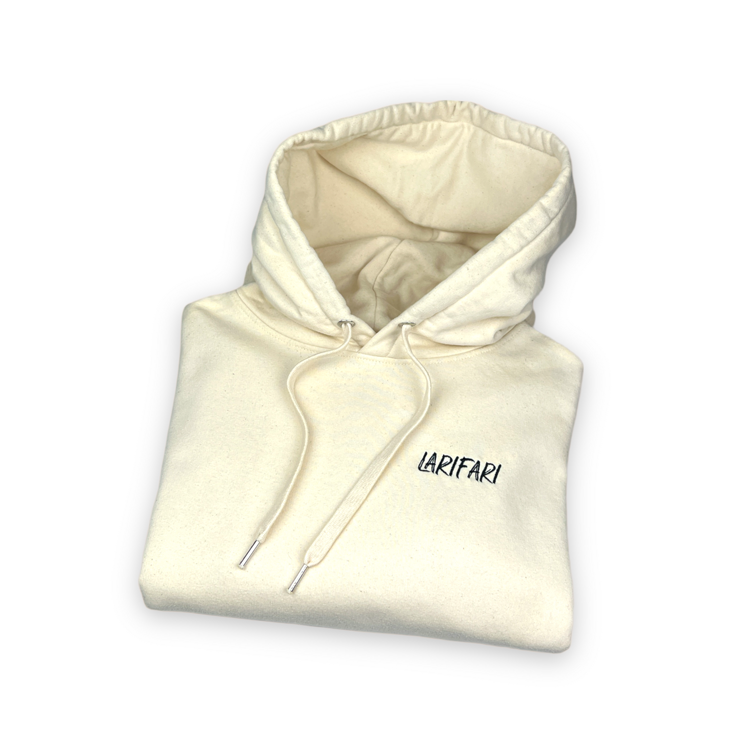 Hoodie - LARIFARI - natural raw