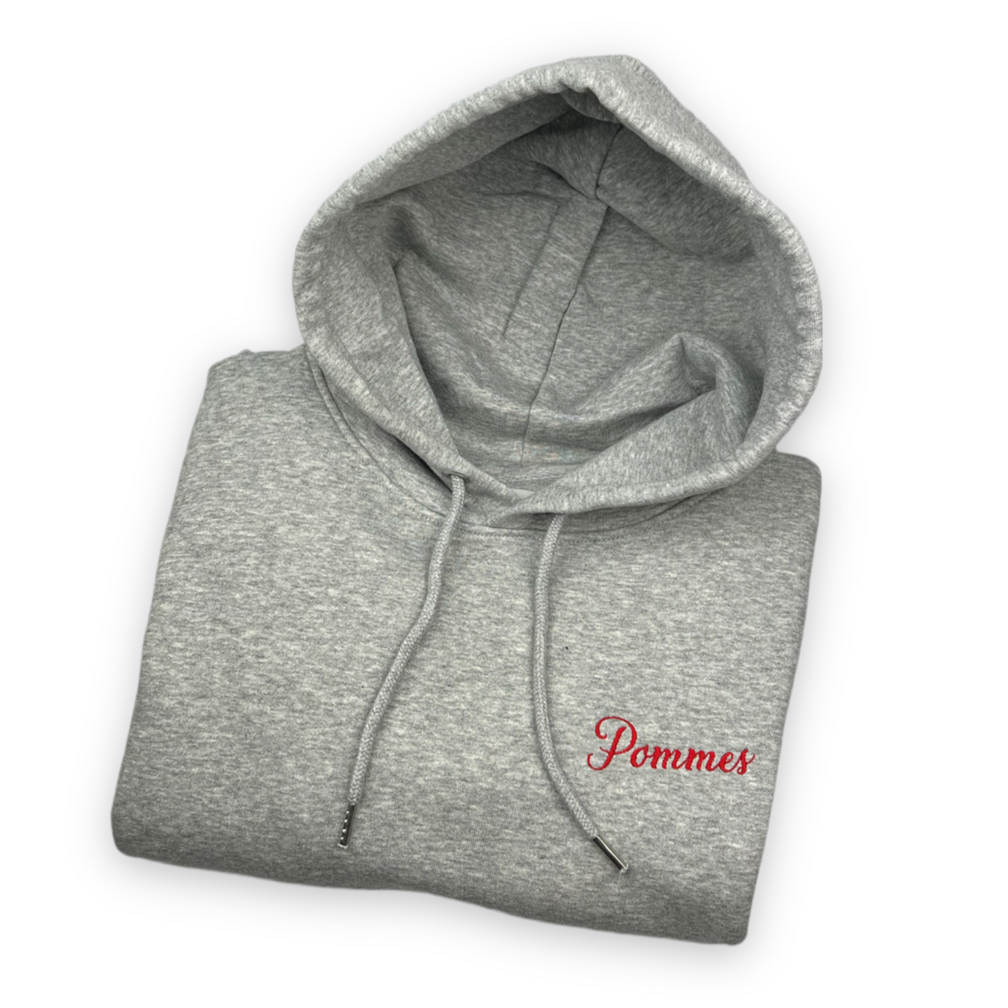 Hoodie - Pommes - Beton-Eleganz