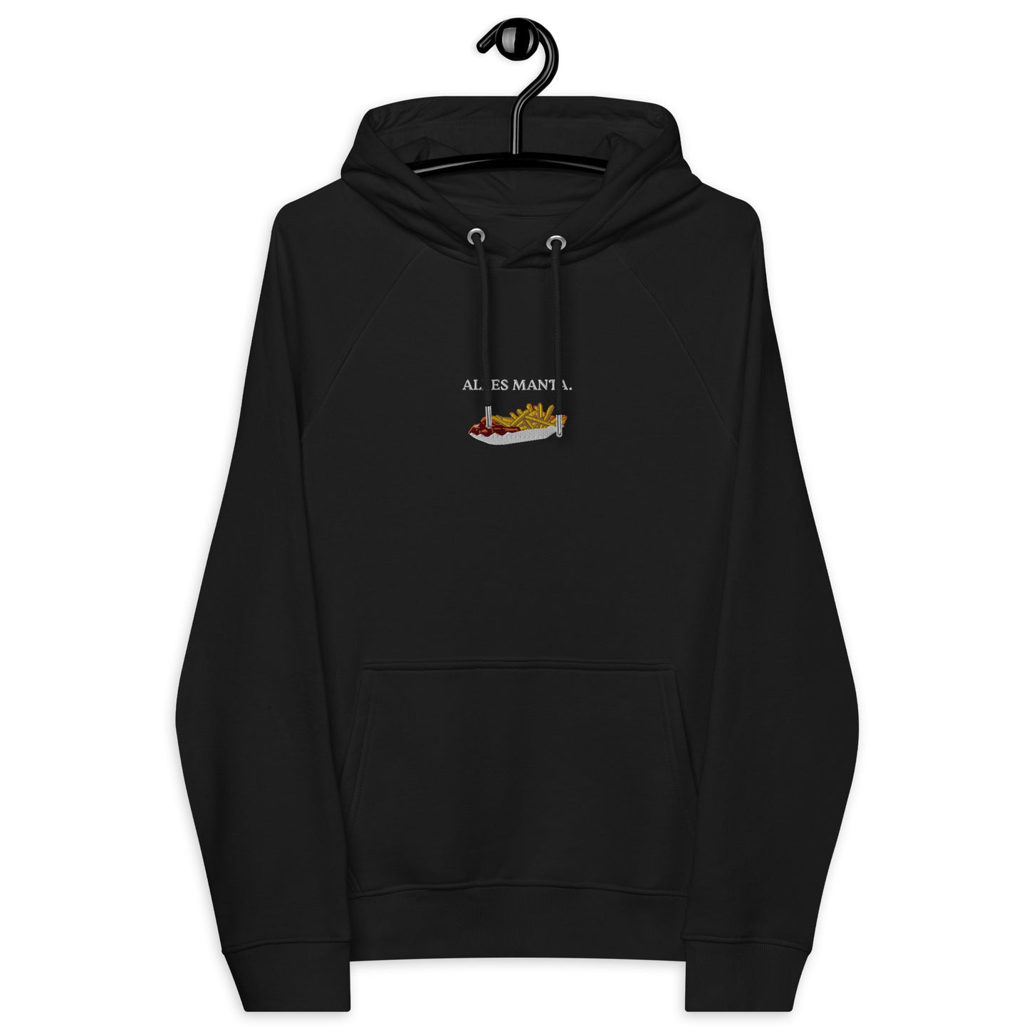 Hoodie - Alles Manta. - schwarz