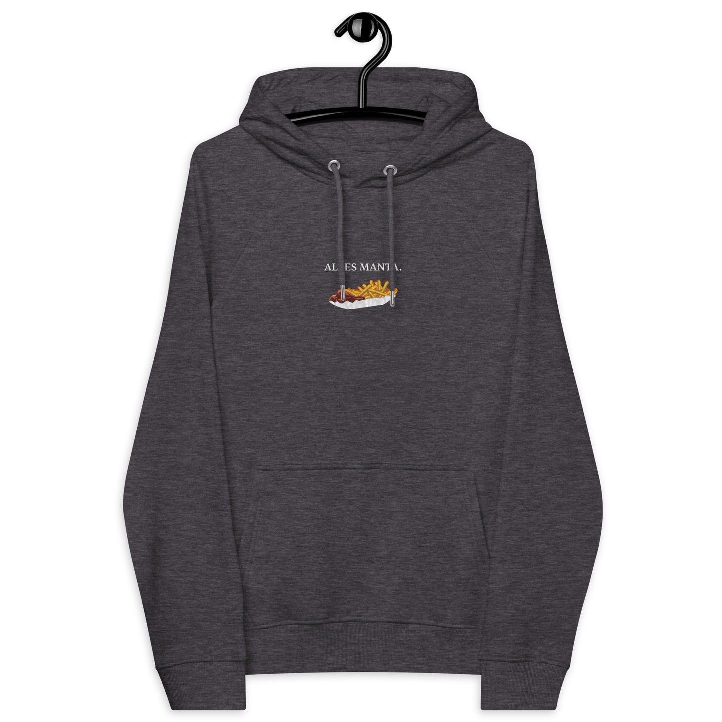 Hoodie - Alles Manta. - grau